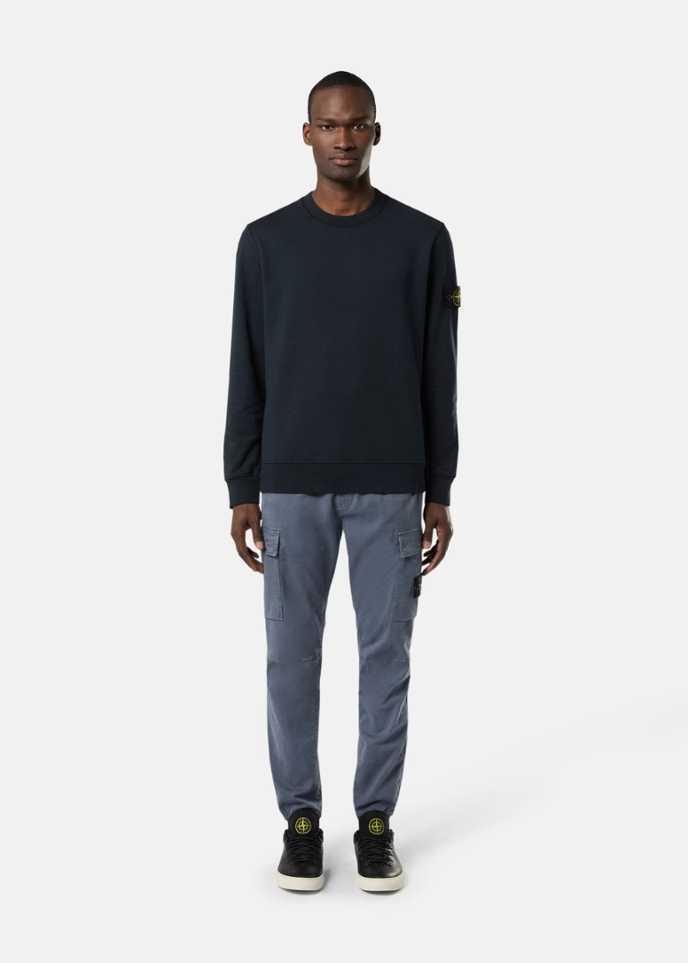 PULL BLEU MARINE COTON STONE