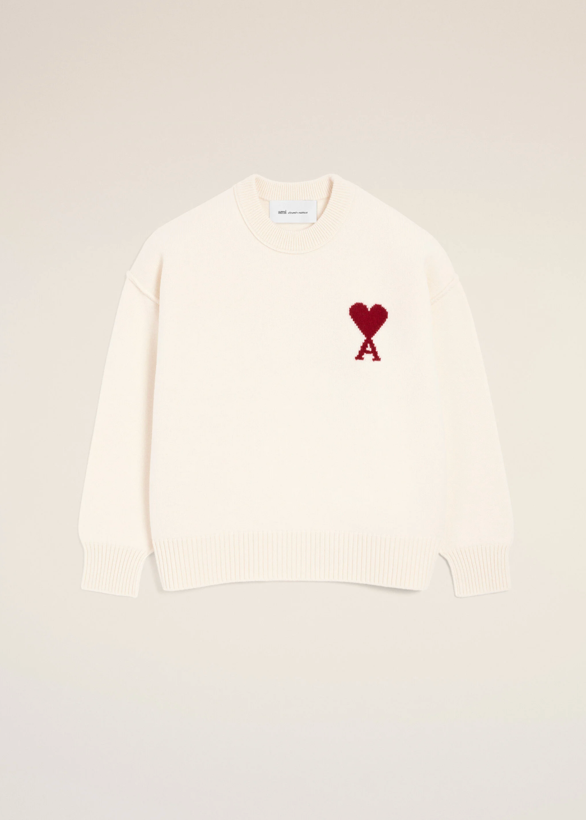 PULL BLANC COL ROND AMI